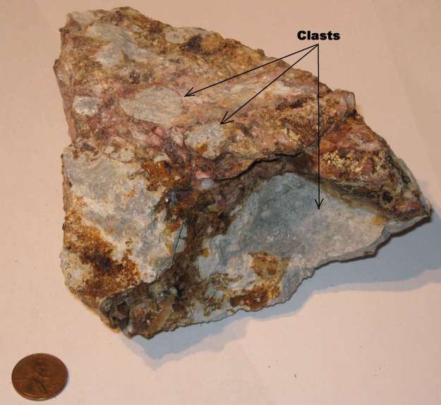 Breccia from Cripple Creek Diatreme