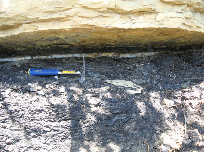 Exposure of the K-T Boundary, Trinidad, Colorado.